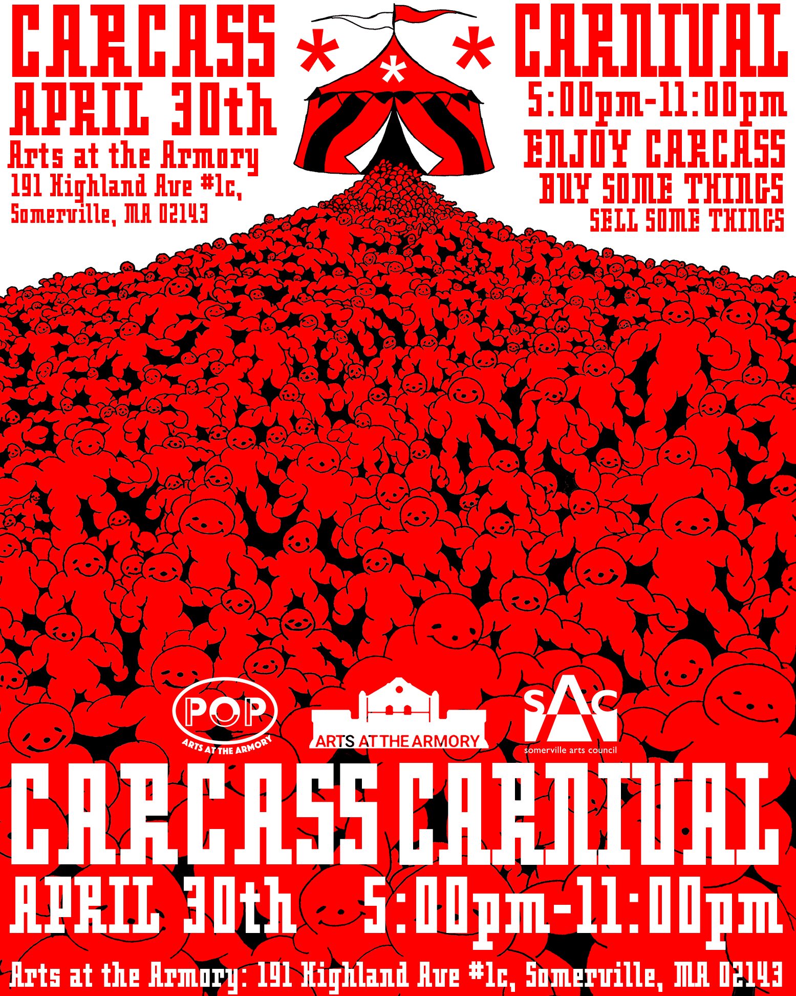 Carcass Publicity announcement graphic